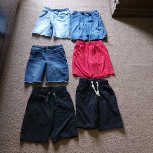6 Boys Size 8 Shorts